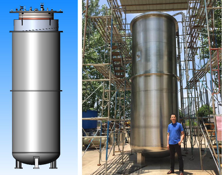 超導腔垂直測試低溫恒溫器 超導腔垂直測試低溫恒溫器